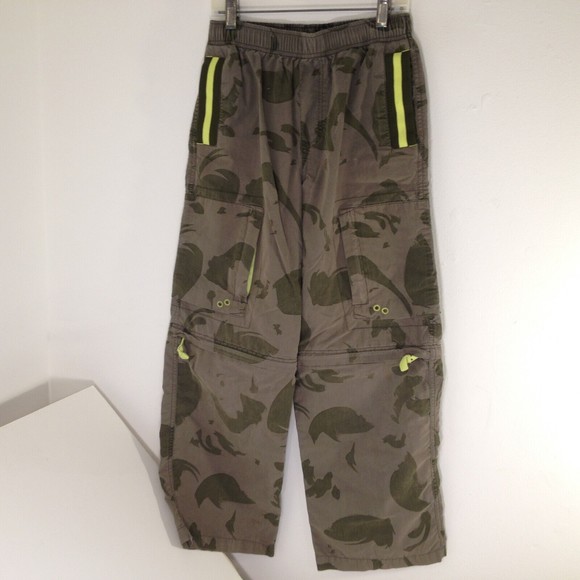 Mossimo Cargo Supply Camo Pants Elastic Waist 25-28 / 26  Converts to Shorts - Picture 2 of 10